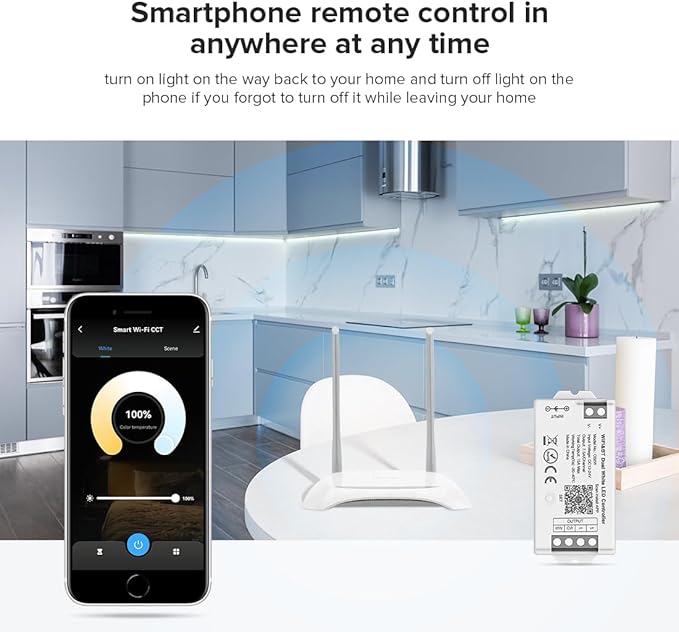 BTF-LIGHTING RF 2.4GHz Wireless Remote RC08RFB & C02W Dual White 2.4GHz Tuya