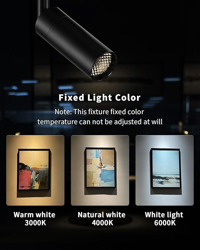 Gpaillumic Led Modern Directional Spotlight, Zoomable Monopoint Ceiling Spot