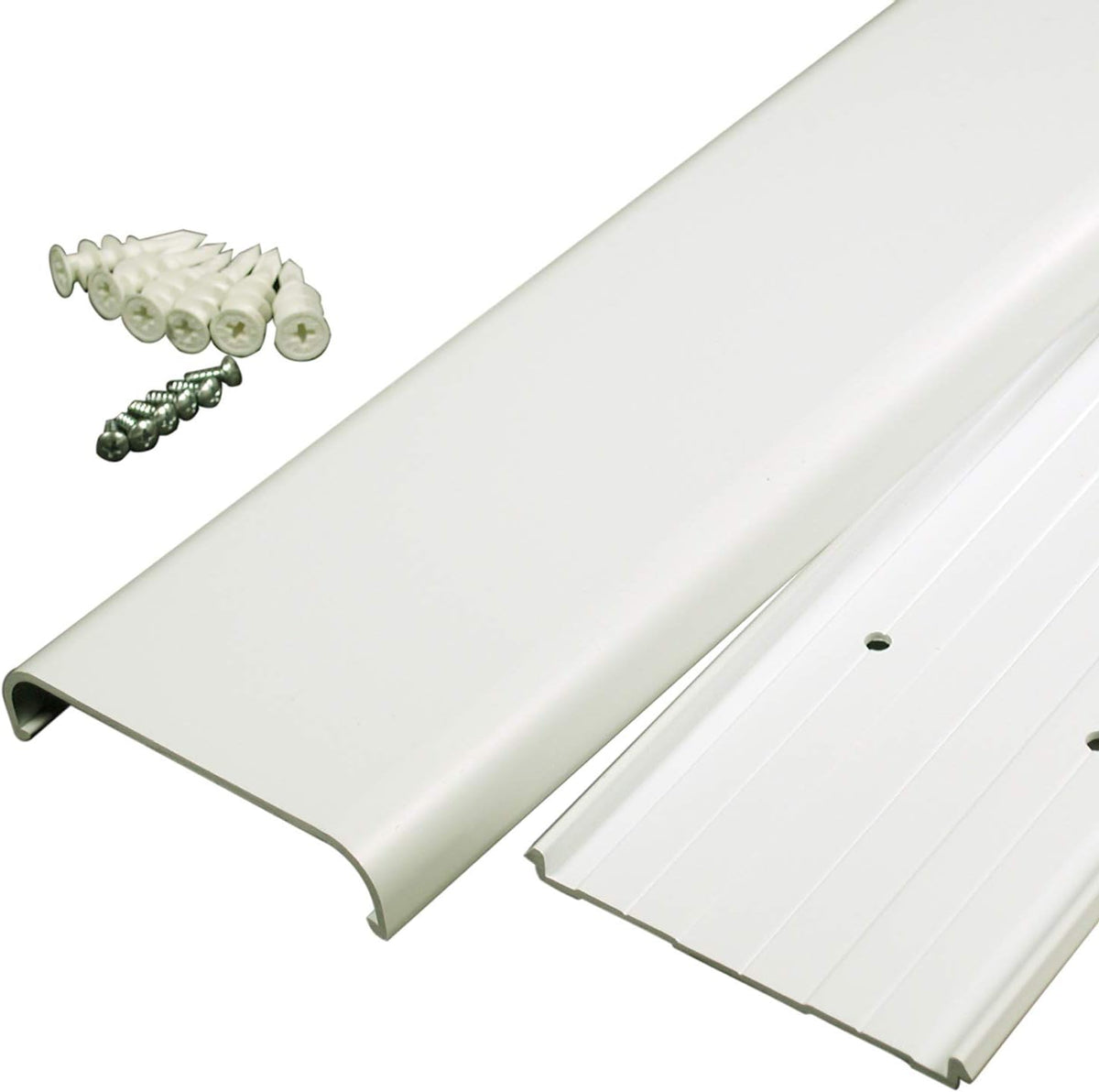 Legrand Wiremold CMK30 30 Inch Flat Screen TV Cord Cover Kit, Organizer for Wall, Holds Up to 10 Cords or Cables, White (1 Pack)