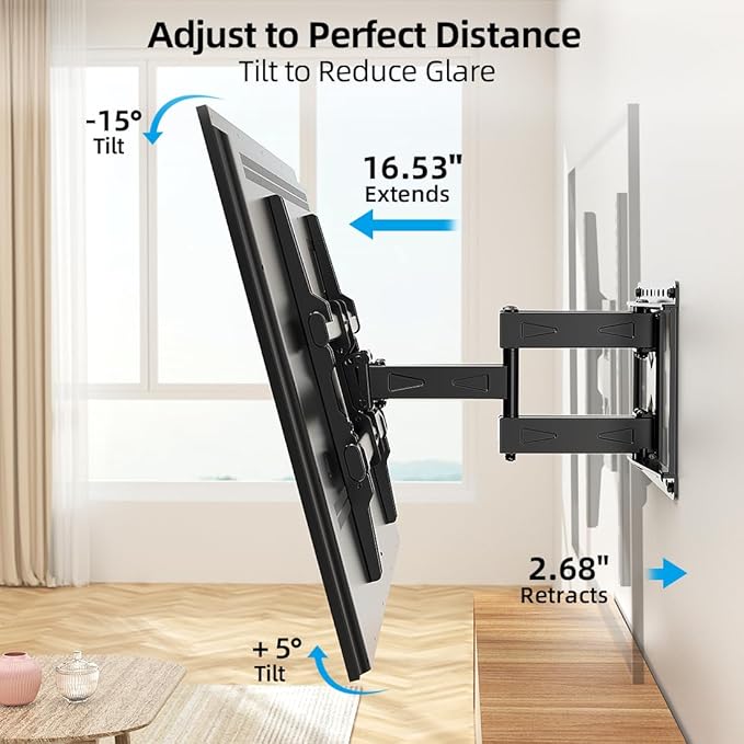 HOME VISION Full Motion TV Wall Mount
