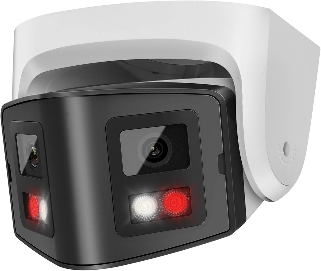 PANOEAGLE 4MP Dual Lens PoE IP Camera with 170° Panoramic Wide Angle