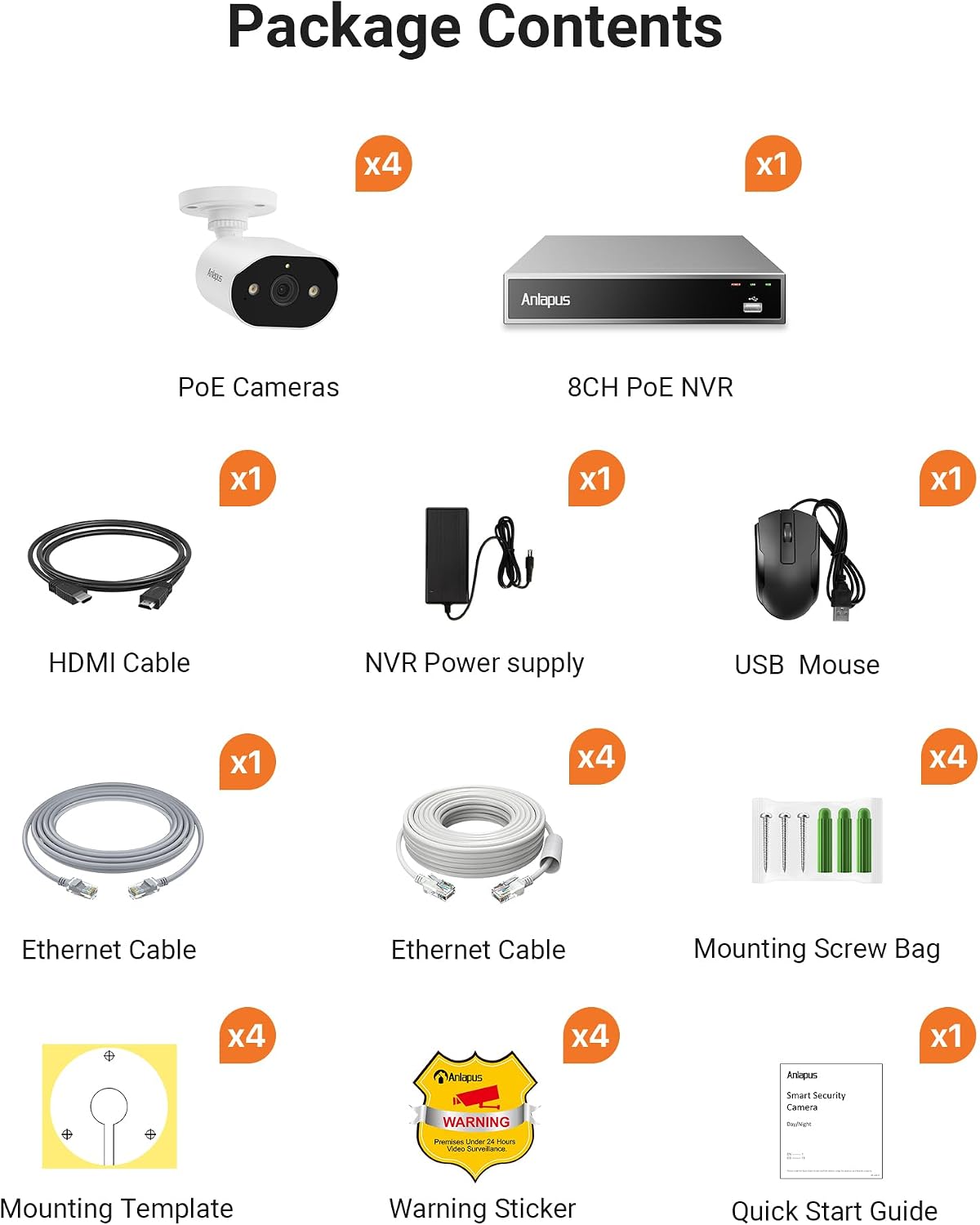anlapus 8ch 5mp poe nvr security system, 4, view 10