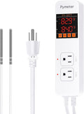 Pymeter 2 in 1 Digital Temperature Controller Dual Outlet Heat Mat Thermostat