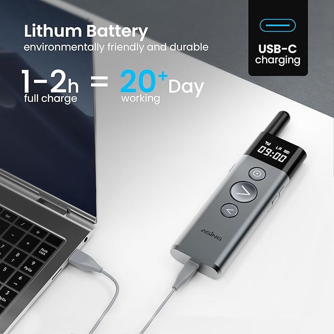 ASING 980ft Ultra-Long Distance Wireless and USB Laser Presentations Remote