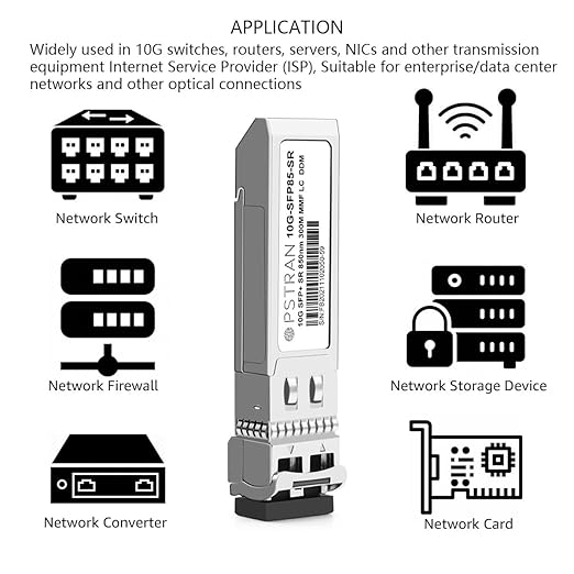 OPSTRAN 10GBASE-SR SFP+ Optical Transceiver Module Compatible (4 Pack)