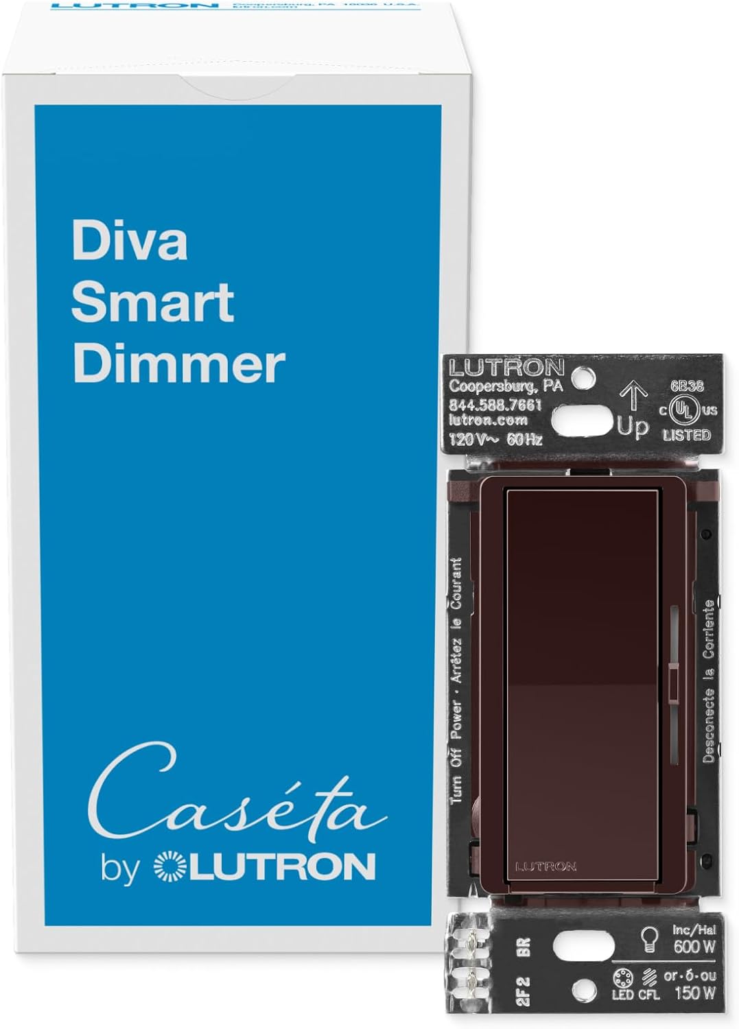 Lutron Diva Smart Dimmer Light Switch
