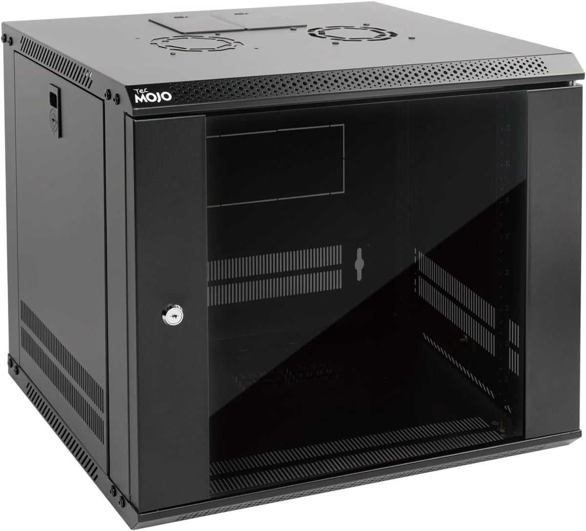 Tecmojo 9U Wall Mount Server Cabinet IT Network Rack Enclosure Lockable Door