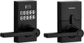 Kwikset SmartCode 917 Contemporary Electronic Deadbolt with Halifax Handle