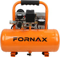 FORNAX 2 Gallon Air Compressor, 1HP Oil-Free Portable Compressor, 120V, 2.2 CFM @ 90 PSI, Max 125 PSI, 65dB Ultra Quiet Portable Compressor for Tire Inflation, Auto Repair, Spray Painting