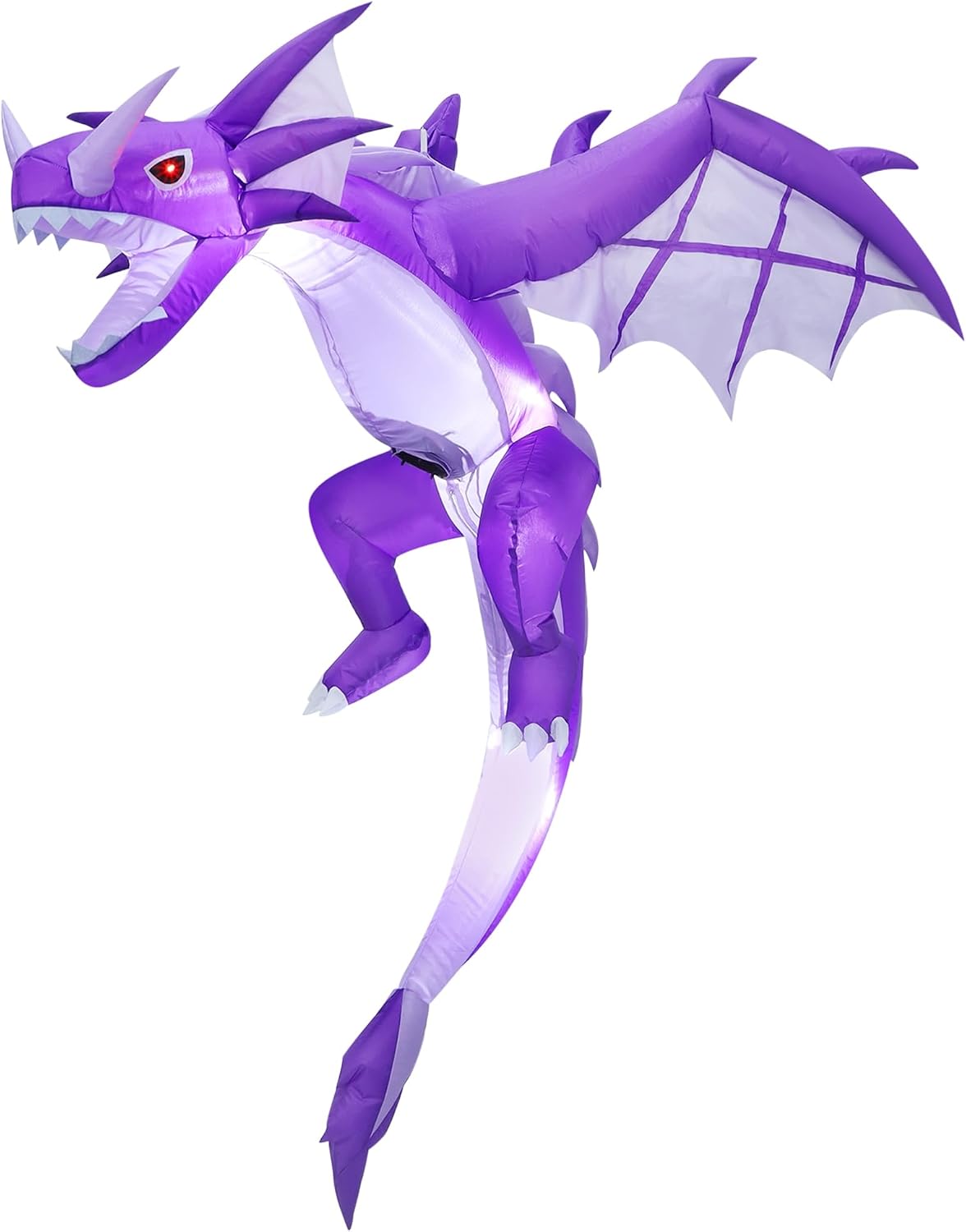 ATDAWN Inflatable Halloween Decorations Inflatables Dragon, Lighted Blow Up Flying Dragon with Wings for Halloween Yard Decor Indoor Outdoor Yard Lawn Decorations