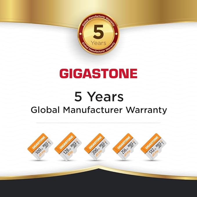 GIGASTONE 512GB Micro SD Card, for Surveillance, Security Camera, Action Camera