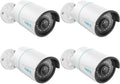 REOLINK PoE Outdoor Home Security Cameras, 5MP Surveillance, Smart Person/Vehicle/Pet Detection, Timelapse, 100ft Night Vision, Work with Smart Home, Up to 256GB SD Card, RLC-510A (Pack of 4)