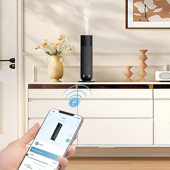 Smart Waterless Essential Oil Diffuser, Scent Air Machine