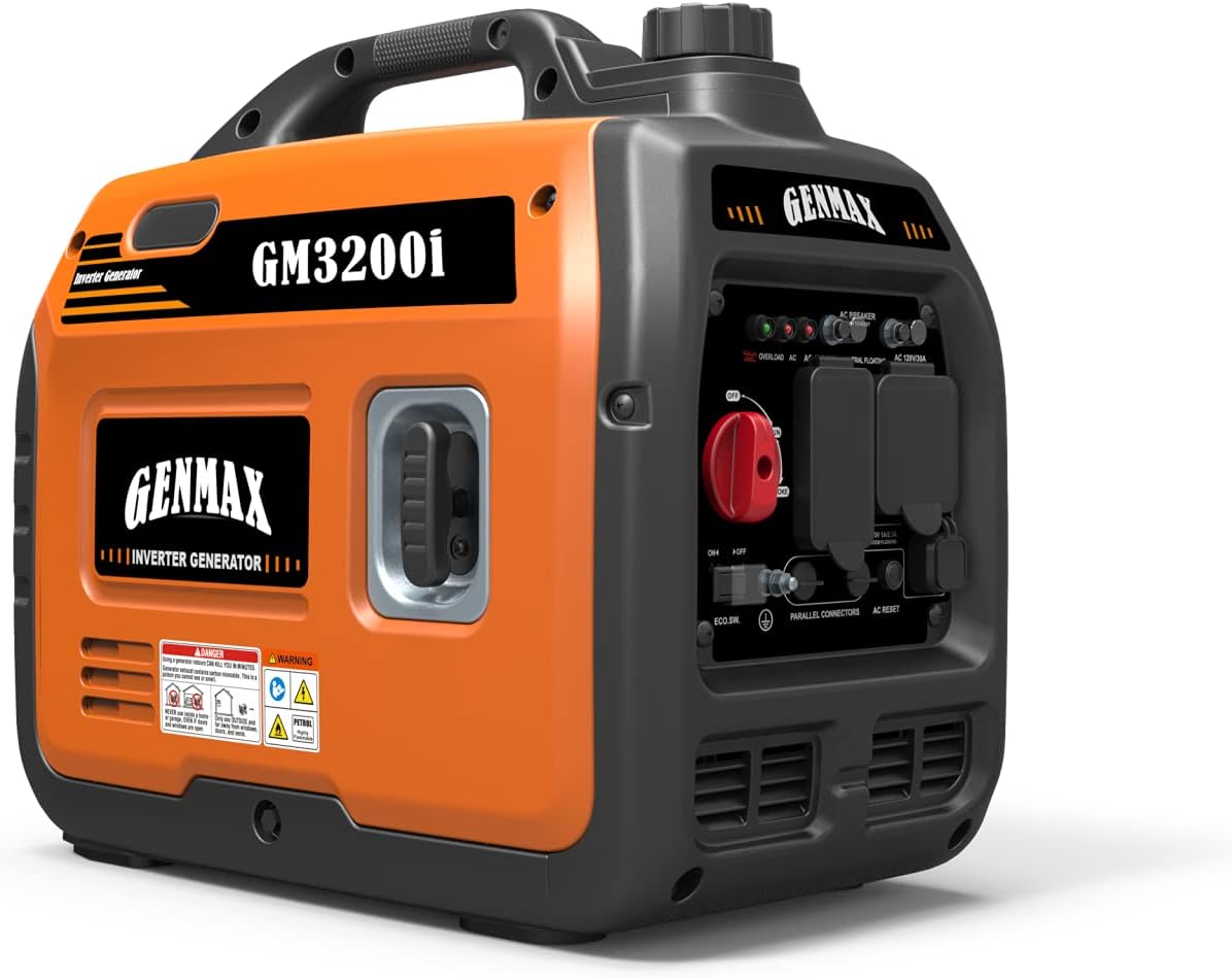 GENMAX Generator，EPA Compliant, Eco-Mode Feature, Ultra Lightweight