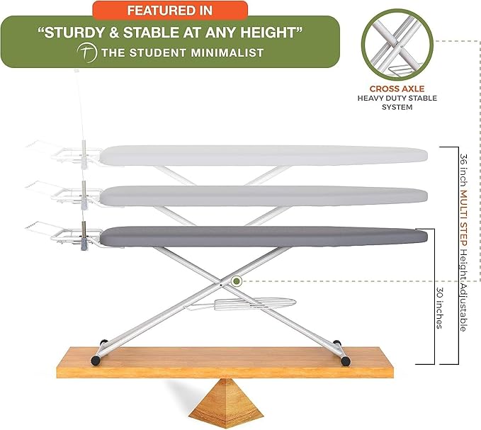 Xabitat Full Size Ironing Board 57" X 13"