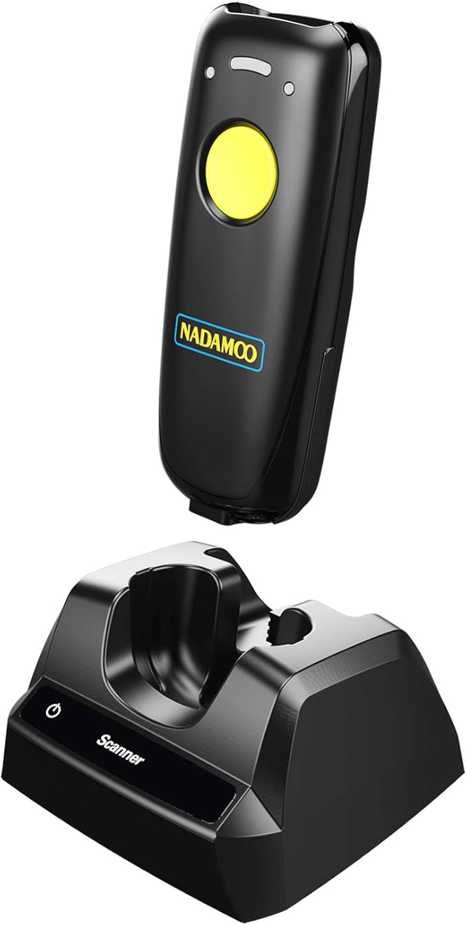 NADAMOO 2D Wireless Barcode Scanner Compatible