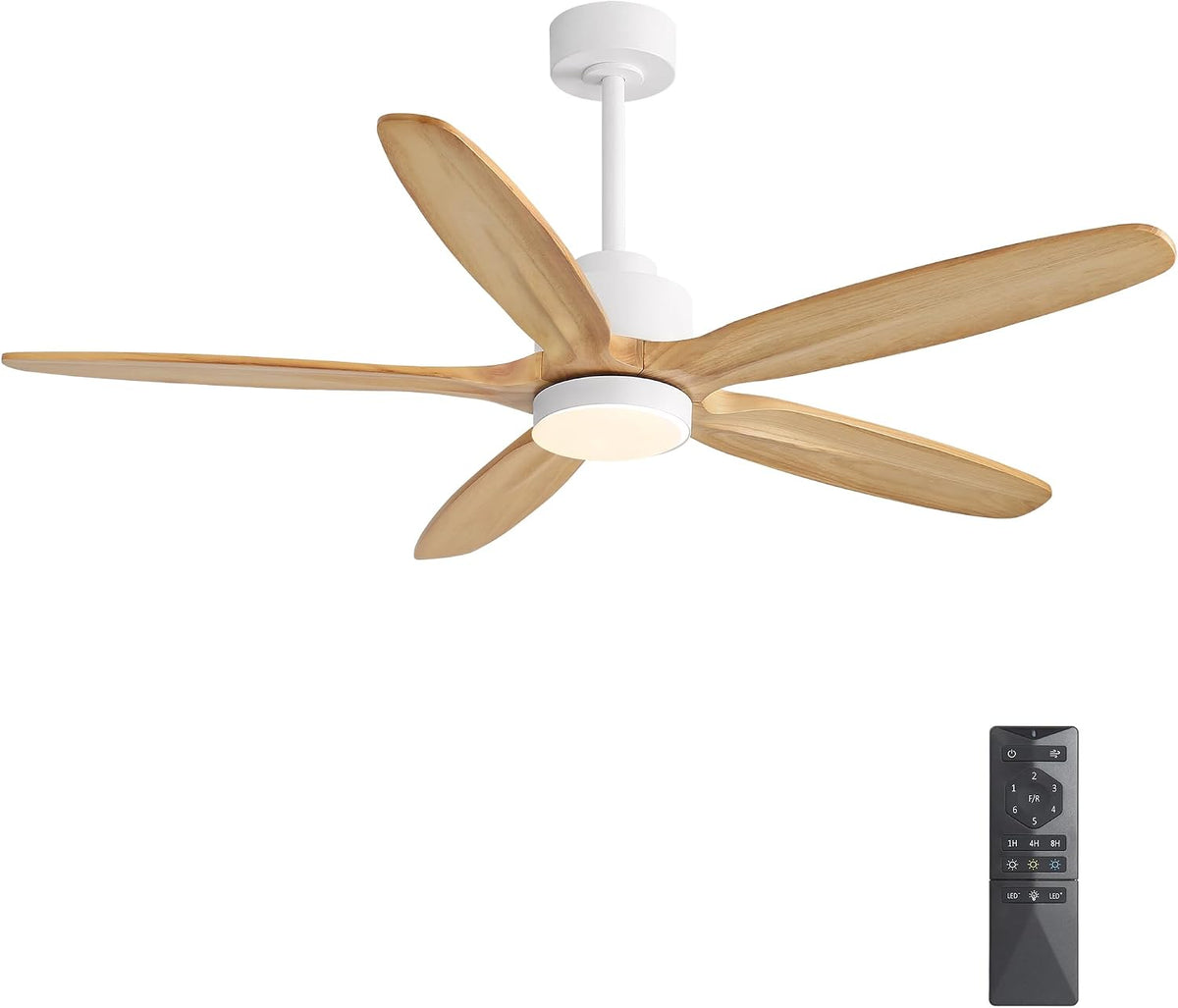 WINGBO 54" Ceiling Fan with Light