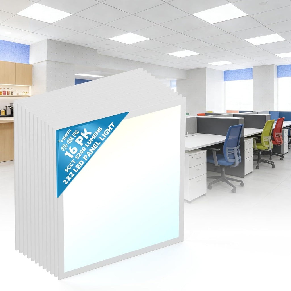 Msbfi 2x2 LED Flat Panel Light (16 Pack)