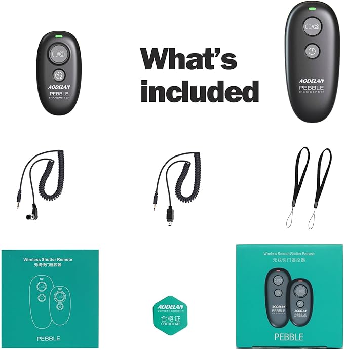 AODELAN Wireless Shutter Release Remote Control