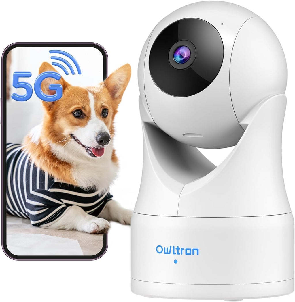 owltron Indoor Security Camera 5MP, 5GHz/2.4G WiFi Camera