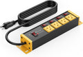 CCCEI Heavy Duty Surge Protector Power Strip 20 Amp Individual Switches. 4FT 12