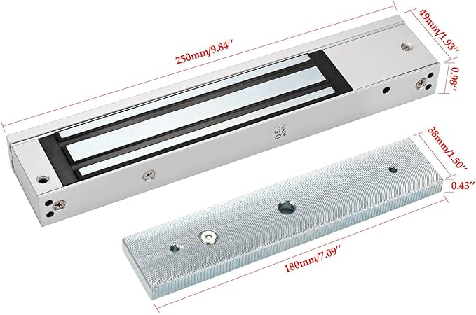 Electric Magnetic Lock with Z and L Bracket 280KG 600LBS Holding Force