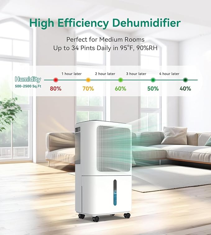 2500 Sq.Ft Dehumidifier for Basement