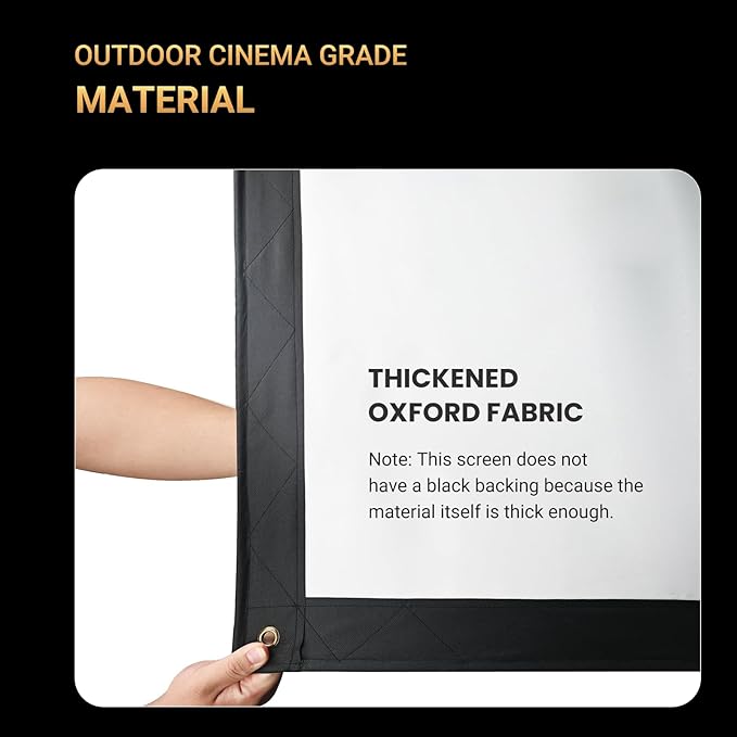 250 Inch Extra Large Projector Screen | Cinema-Grade Huge Movie Screen