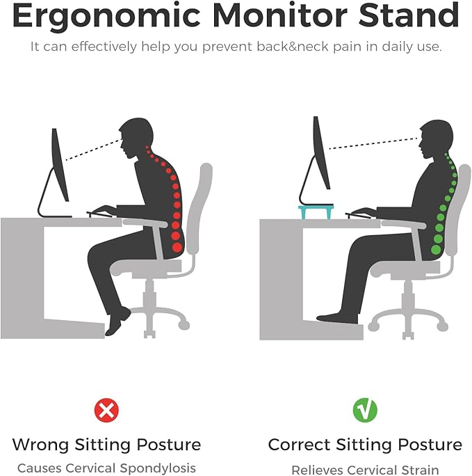 loukin Dual Monitor Stand Riser