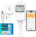 meross Smart Temperature Controller 15A 1800W, Smart Wi-Fi Thermostat