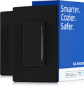 ELEGRP Smart Dimmer Light Switch DTR10, Single Pole Setup, 2.4GHz Wi-Fi Touch (2 Pack)