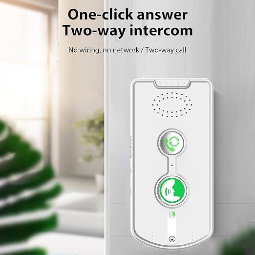 Swokely Rechargeable Wireless Intercom Unit, 2-Way Talking, 500 Meter Talking (2 Pcs)