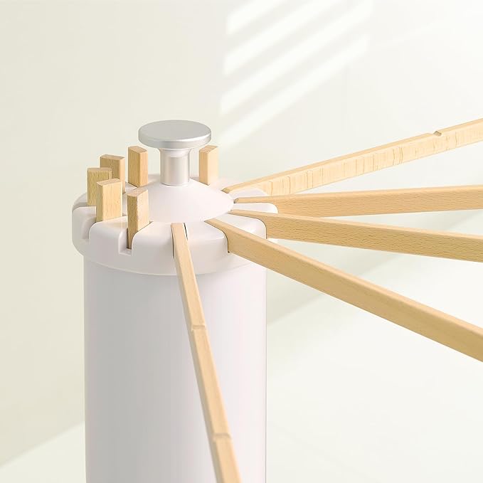 JOOM Four Legs Clothes Drying Rack, Garment Rack Portable and Foldable Space