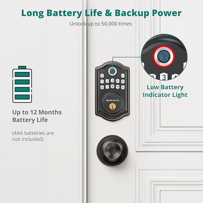 AkaGear DS10 Keyless Entry Door Lock