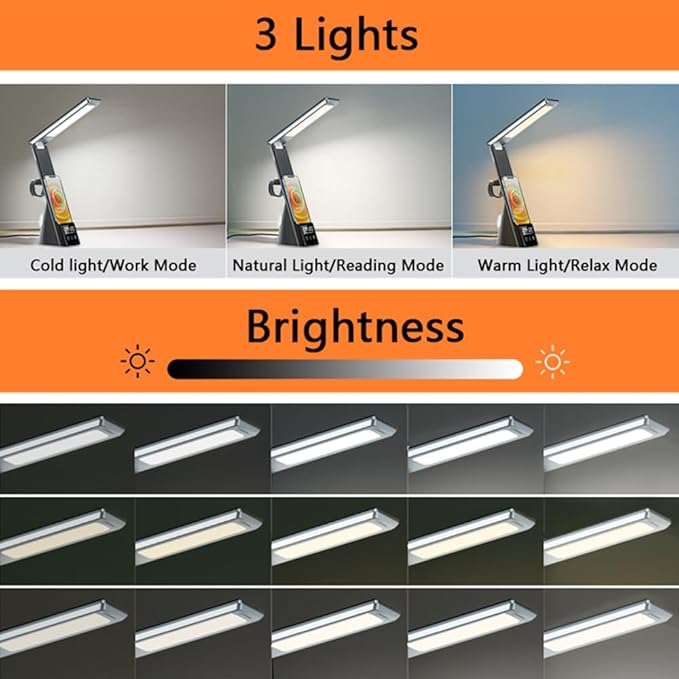 IHAO 6in1 Multifunctional Foldable LED Desk Lamp