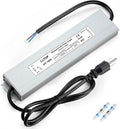 LLTOP LED Driver 150 Watts 100-264V AC to 24V DC 6.25A Power Supply Waterproof