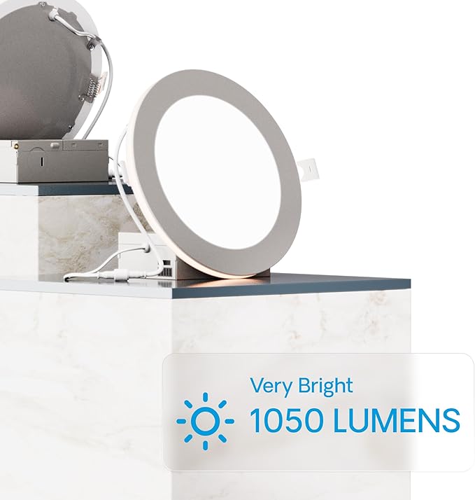 INFIBRITE 6 in Slim Recessed LED Downlight (6 Pack)