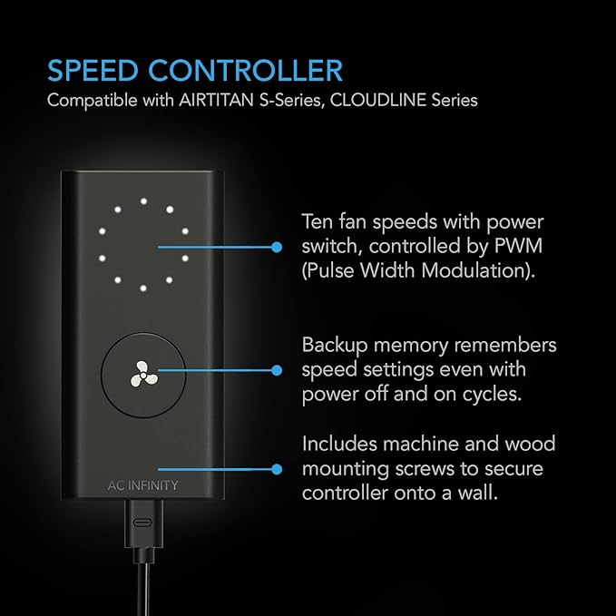 AC Infinity AIRTITAN S3, Ventilation Fan 6"