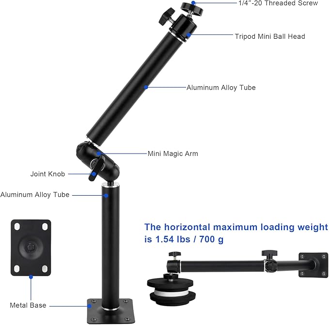 Mippko Articulating Wall Mount Camera Arm