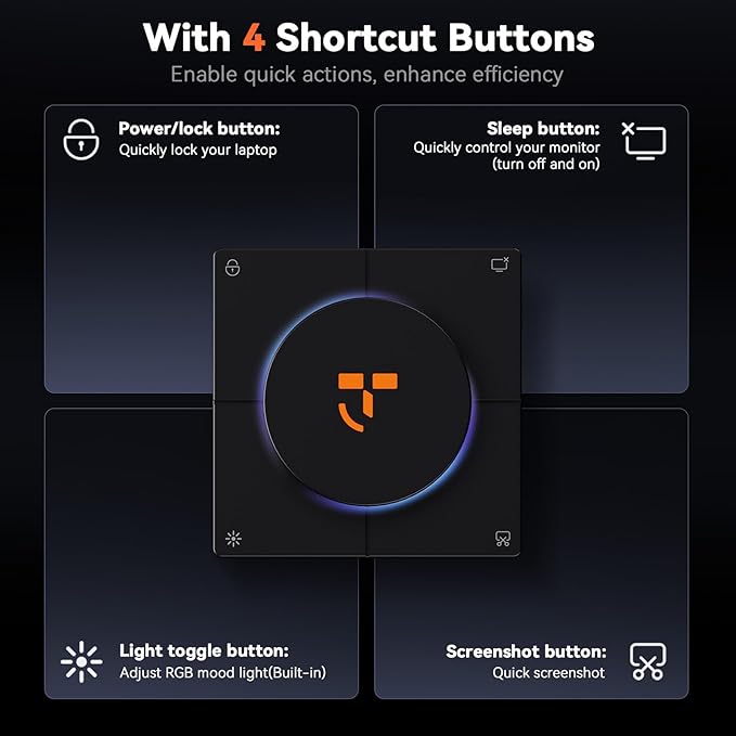 TobenONE 10-in-1 Shortcut-Key Docking Station