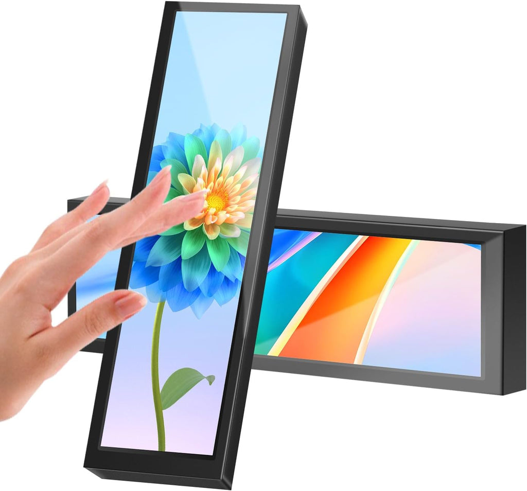 8.8 Inch Small Touchscreen Monitor, PC Temperature Display, PC Sensor Panel