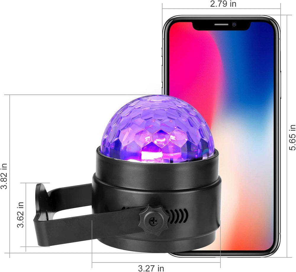 Litake UV Black Light for Glow Party, Sound Activated Party Light with Remote...