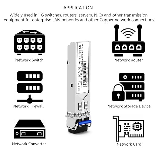 OPSTRAN 1000BASE-LX/LH SFP Optical Transceiver Module Compatible (10 Pack)