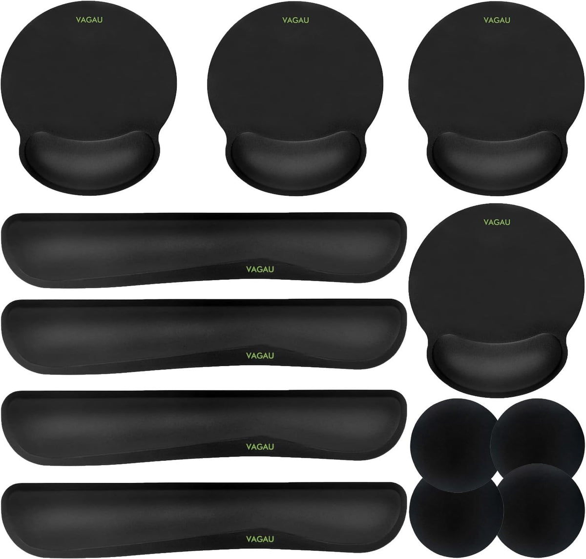 Ergonomic Mouse Pad with Wrist Rest Premium Memory Foam Keyboard and Mouse