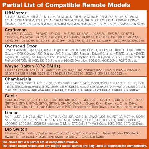 Genie Garage Door Opener Keypad Replacement, Compatible with All Genie Intellicode Overhead Door Codedodger and Dip Switch Opener, Wireless Keypad Keyless Entry, for Model GK-R OKP-BX GUK-R etc.