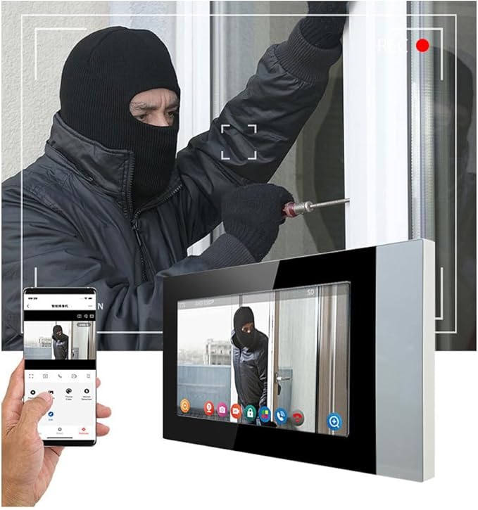 MENGQI-CONTROL LCD Video Door Intercom Access Control System Electric Strike