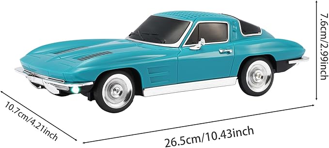 WSTER Retro American Style car Bluetooth Speaker, Portable Wireless Outdoor