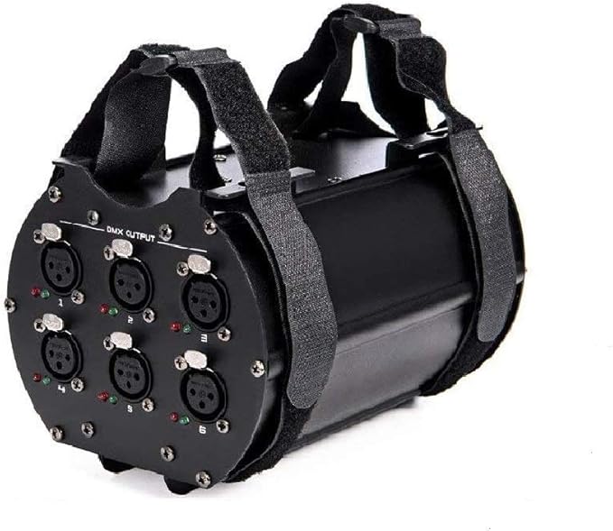 MFL. DMX Splitter with One Input 6-Way Distributor 3-Pin Xlr Separate Dmx