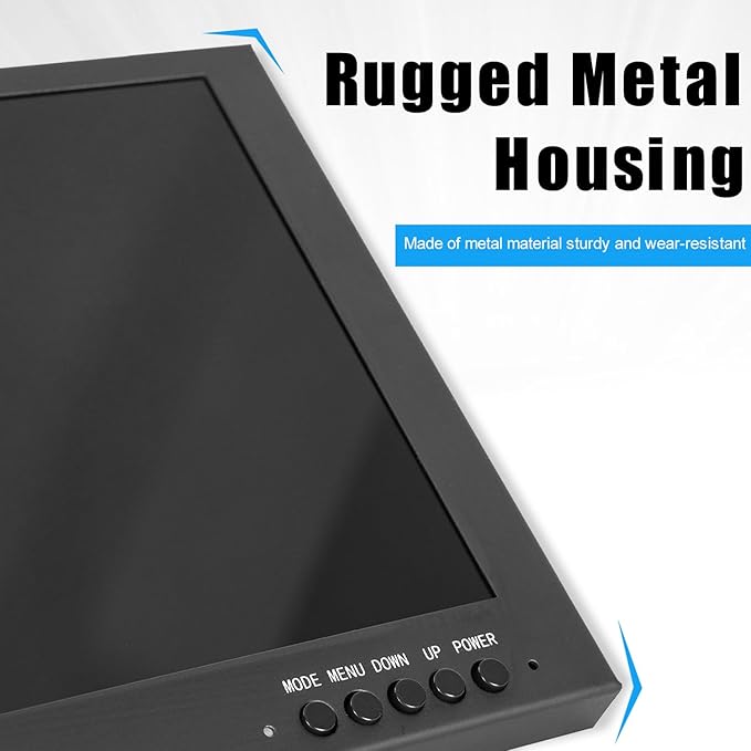 Suprlipy 10.1 Inch Mini Small HDMI Monitor 1920x1200 16:10 IPS Metal Housing