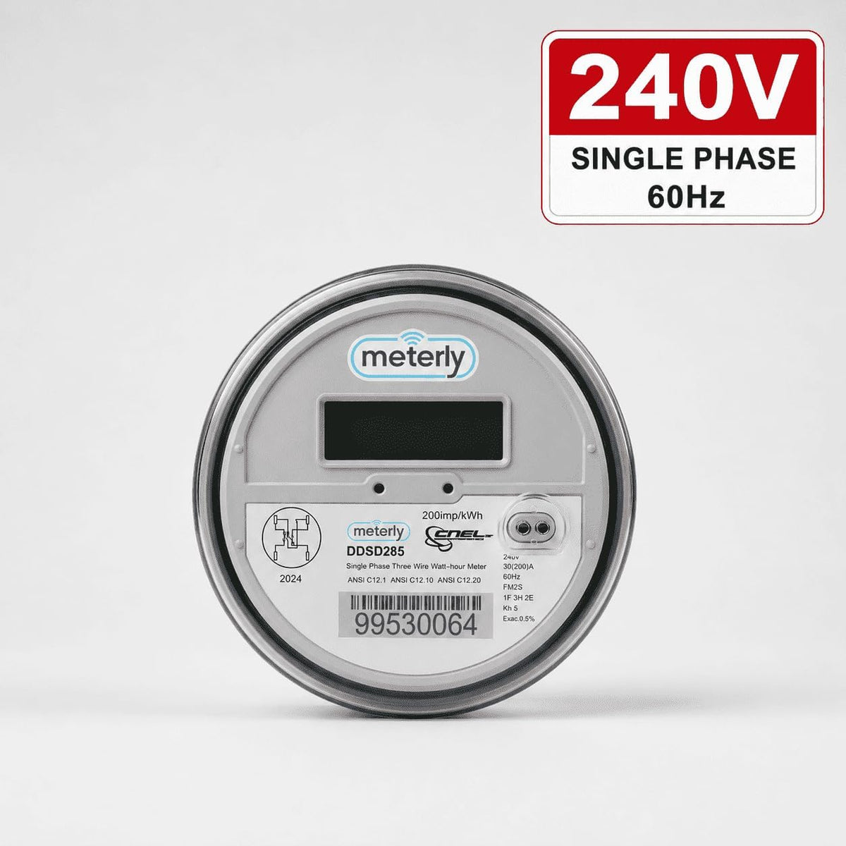 itron centron ssem cl200 kwh meter, type c1s showing dimensions